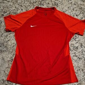 Nike Men’s Dri-fit Orange Shirt. Large. Mesh Back.